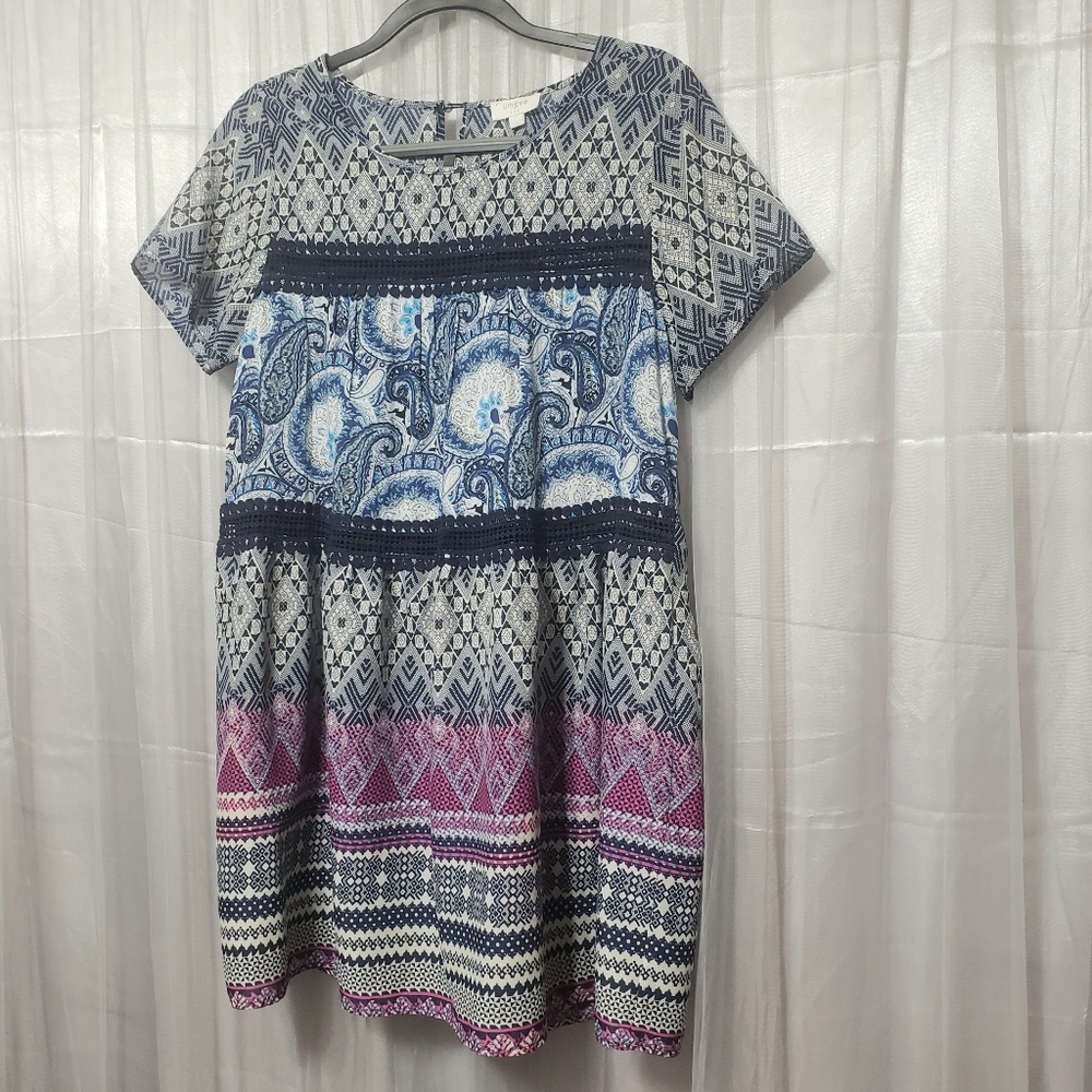 Umgee Sz Small Babydoll Dress Bohemian - Picture 4 of 13